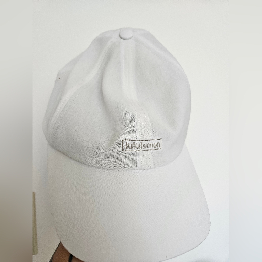 NWOT Lululemon Baller Hat *soft, White Opal